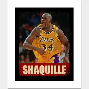 Shaquille O'neal - NEW RETRO STYLE Posters and Art